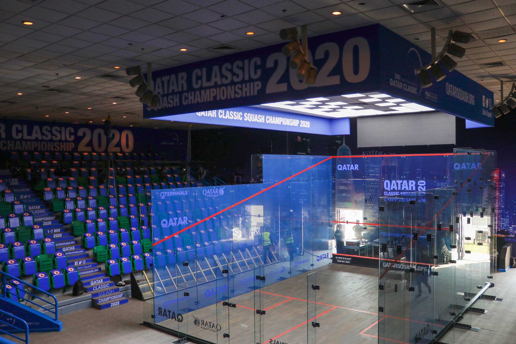Visual Engagement Solutions for Qatar Classic Squash Championship
